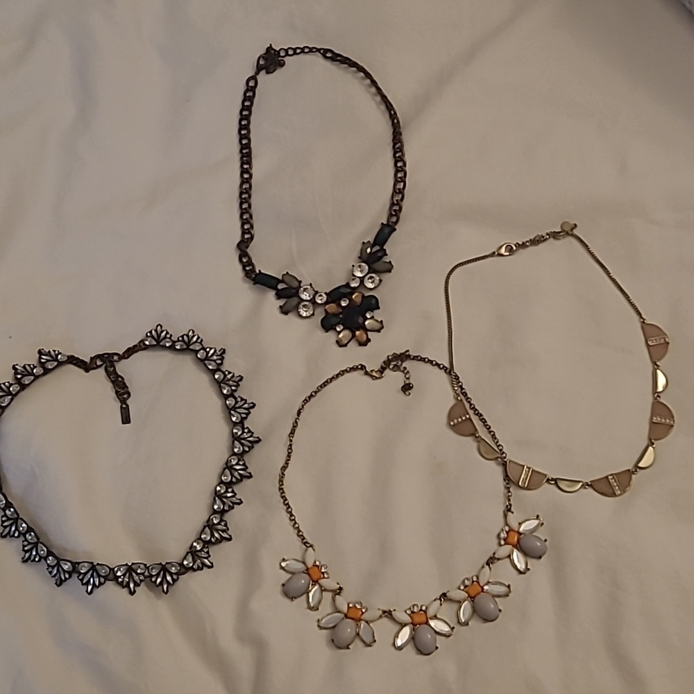 Statement necklaces costume jewelry